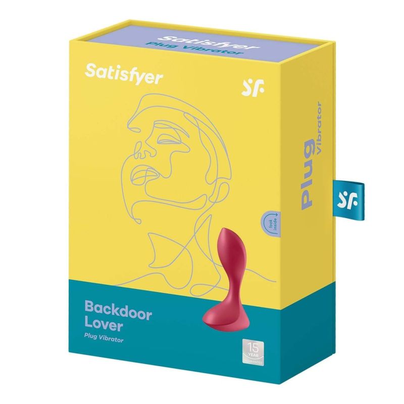 Анатомічна анальна пробка із вібрацією Satisfyer Backdoor Lover червона вид 6