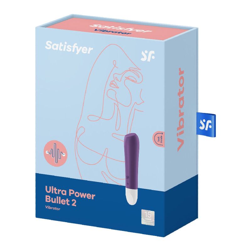 Віброкуля для цілеспрямованої стимуляції Satisfyer Ultra Power Bullet 2 фіолетова вид 6
