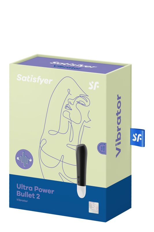 Віброкуля для цілеспрямованої стимуляції Satisfyer Ultra Power Bullet 2 Black вид 6