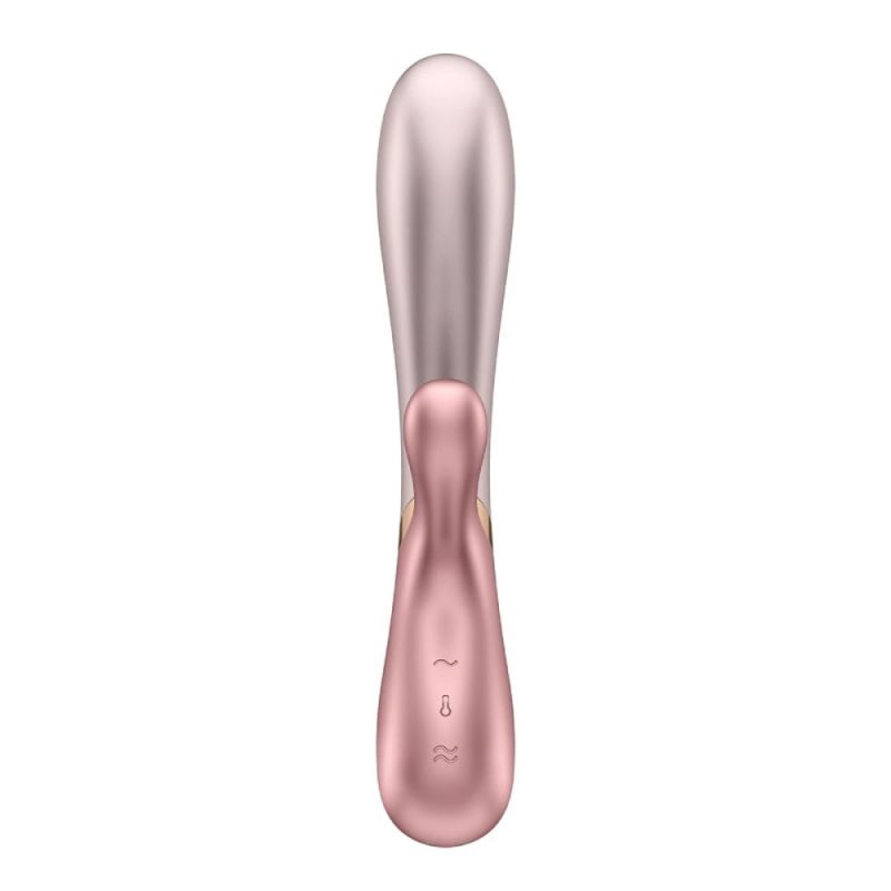 Подвійний смарт вібратор з функцією нагріву Satisfyer Hot Lover рожевий вид 5