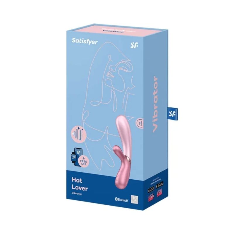 Подвійний смарт вібратор з функцією нагріву Satisfyer Hot Lover рожевий вид 7