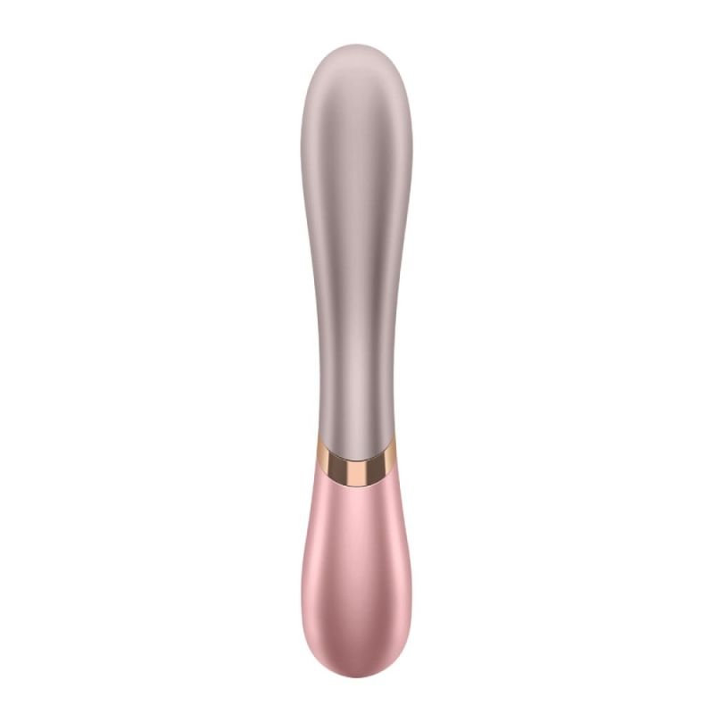 Подвійний смарт вібратор з функцією нагріву Satisfyer Hot Lover рожевий вид 6