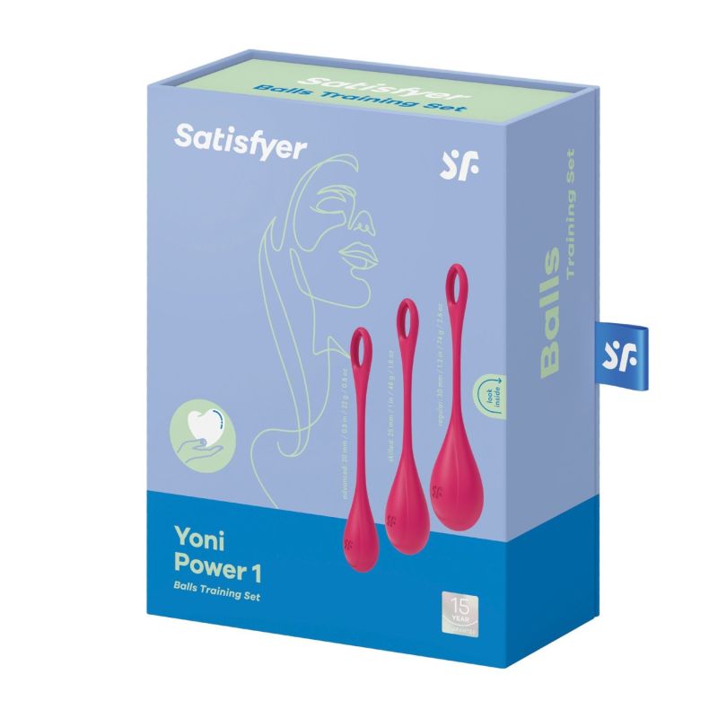 Набір вагінальних кульок Satisfyer Yoni Power 1 червоний вид 5