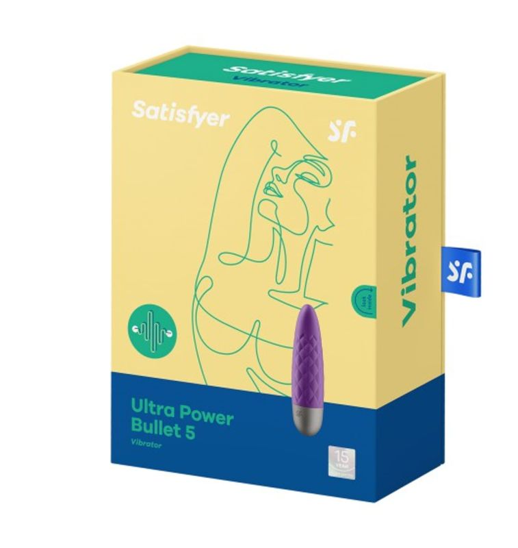 Віброкуля з глибокою вібрацією Satisfyer Ultra Power Bullet 5 фіолетовий вид 6