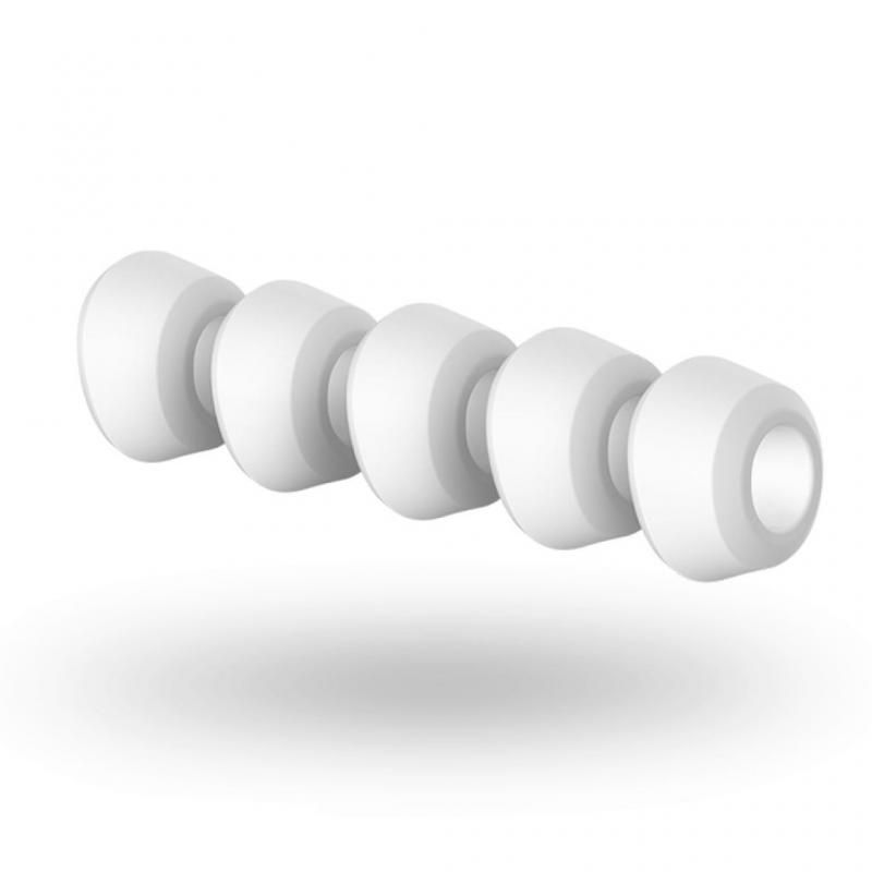 Набір змінних насадок на вакуумний стимулятор Satisfyer Caps Number One білий, 5 шт. вид 5