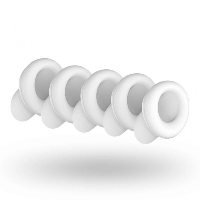 Набір змінних насадок на вакуумний стимулятор Satisfyer Caps Number Two білий, 5 шт. вид 5