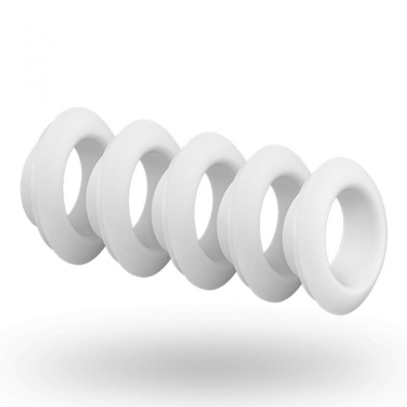 Набір змінних насадок для стимулятора вакуумного Satisfyer Caps Deluxe Climax Tips білий, 5 шт. вид 5