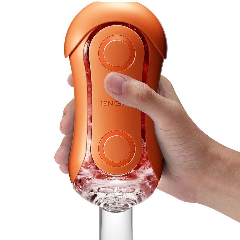 Мастурбатор Tenga Flip Orb Sunset Orange, помаранчевий вид 5