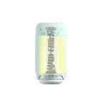 Мастурбатор нереалистичный Tenga Puffy Mint Green, рельефный, мятный вид 4