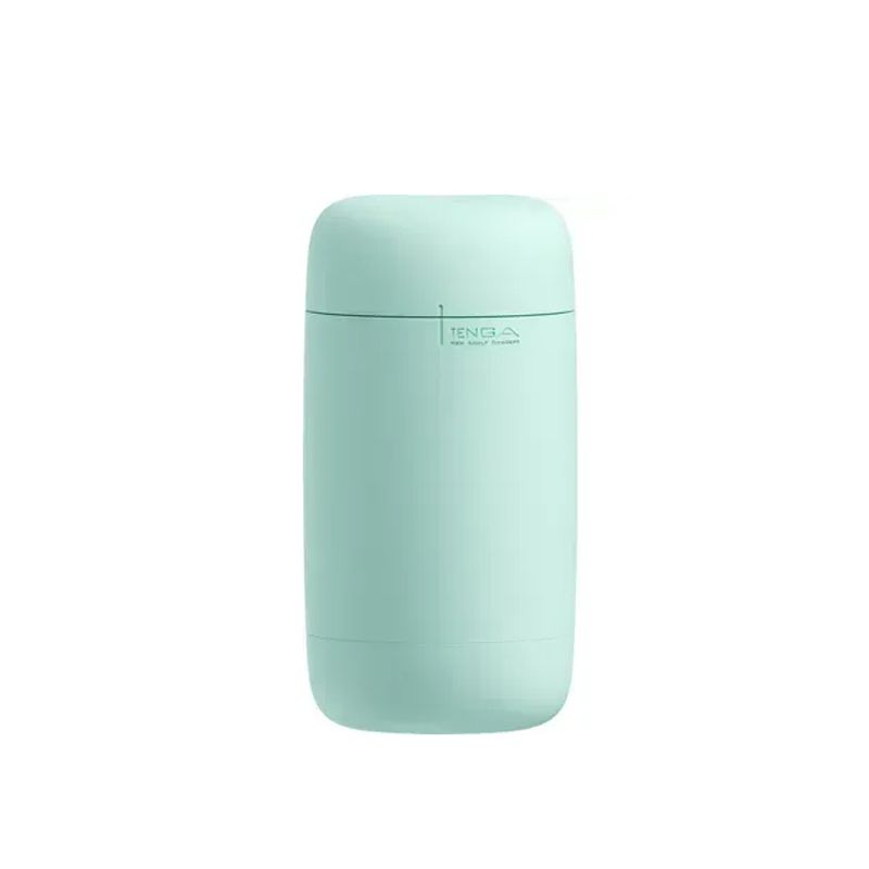 Мастурбатор нереалистичный Tenga Puffy Mint Green, рельефный, мятный вид 2