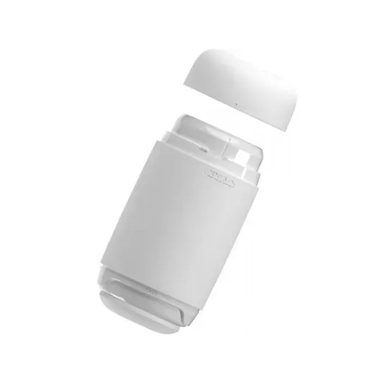 Мастурбатор нереалістичний Tenga Puffy Sugar White, рельєфний, білий вид 3