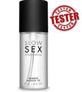 ТЕСТЕР/Розігріваюча їстівна масажна олія Bijoux Slow Sex (при покупці 10 од., 1 тестер за 1 грн)