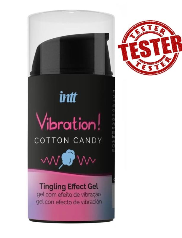 ТЕСТЕР/Рідкий вібратор Intt Vibration Cotton Candy, 15 мл (при покупці 10 од., тест за 1 грн) вид 2