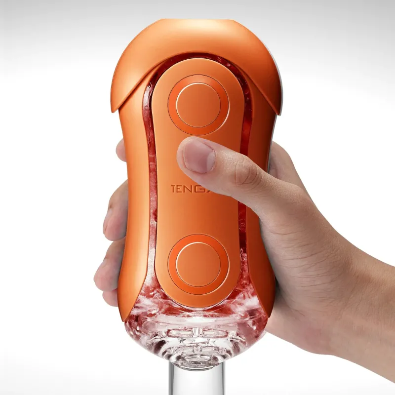 Мастурбатор Tenga Flip Orb Sunset Orange, помаранчевий вид 3