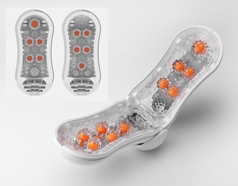 Мастурбатор с стимулирующими шариками Tenga - Flip Orb Masturbator вид 3