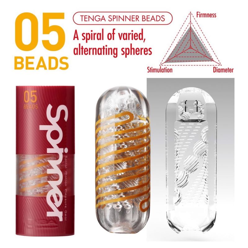 Мастурбатор спіральний 05 Tenga Spinner Masturbator Beads вид 7