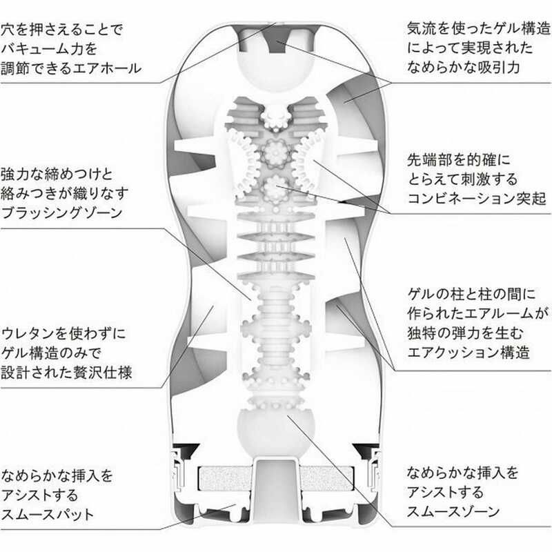 Мастурбатор Tenga Air Cushion Cup (24 воздушные камеры внутри) NEW вид 3