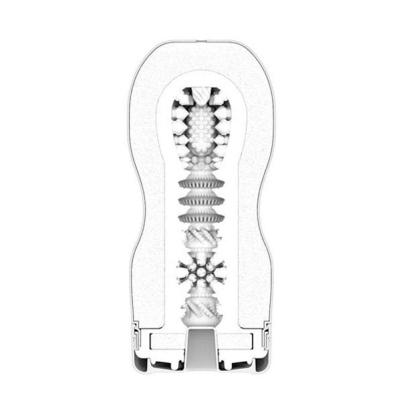 Мастурбатор з рельєфною внутрішньою структурою Tenga Premium STRONG і вакуумною стимуляцією вид 3