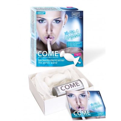 Тренажёр мышц малого таза HOT Come The Pelvic Wand, белый