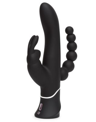 Потрійний вібратор Happy Rabbit Triple Curve Rechargeable Rabbit Vibrator