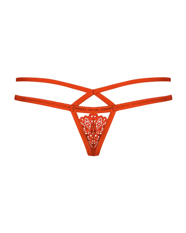 Стринги Obsessive 838-THO-3 thong red L/XL вид 3