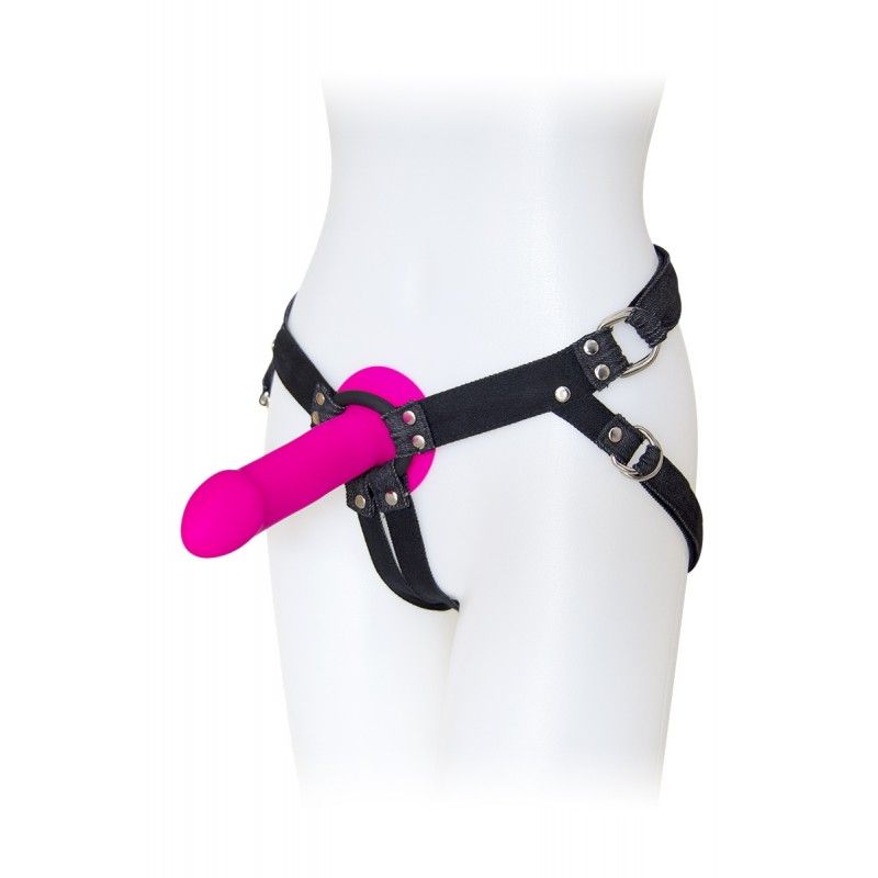 Трусики для страпону Adrien Lastic Strap-ON Harness чорні вид 3