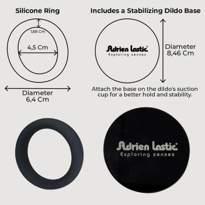 Трусики для страпону Adrien Lastic Strap-ON Harness чорні вид 4