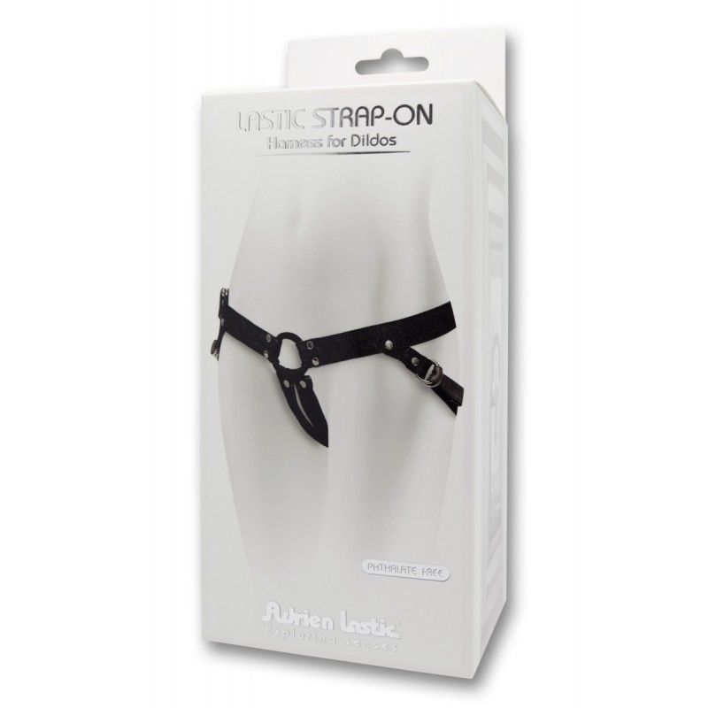 Трусики для страпону Adrien Lastic Strap-ON Harness чорні вид 5