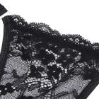 Трусики кружевные Star Night со стразами LOVE, черные, XL вид 9