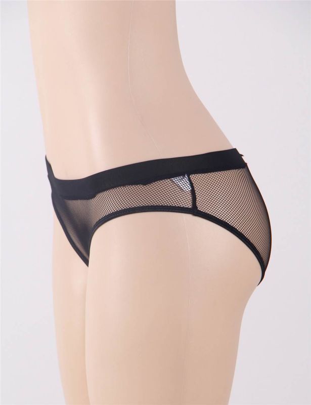 Трусики з відкритим доступом Star Night чорні XS-S вид 6