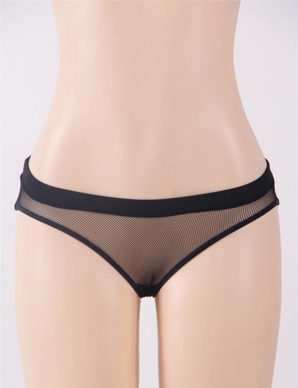 Трусики з відкритим доступом Star Night чорні XS-S вид 5