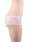 Белые трусики Star Night с цветочным кружевом и открытым доступом вид 6
