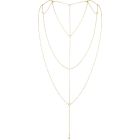 Цепочка для спины Bijoux Indiscrets Magnifique Back and Cleavage Chain - Gold, украшение для тела вид 6
