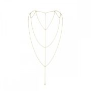Цепочка для спины Bijoux Indiscrets Magnifique Back and Cleavage Chain -Silver, украшение для тела