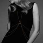 Ланцюжок для тіла Bijoux Indiscrets Magnifique 8 Body Chain - Gold, прикраса для тіла вид 3