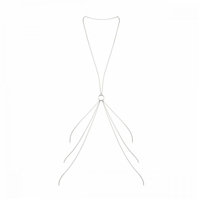 Ланцюжок для тіла Bijoux Indiscrets Magnifique 8 Body Chain — Silver вид 4
