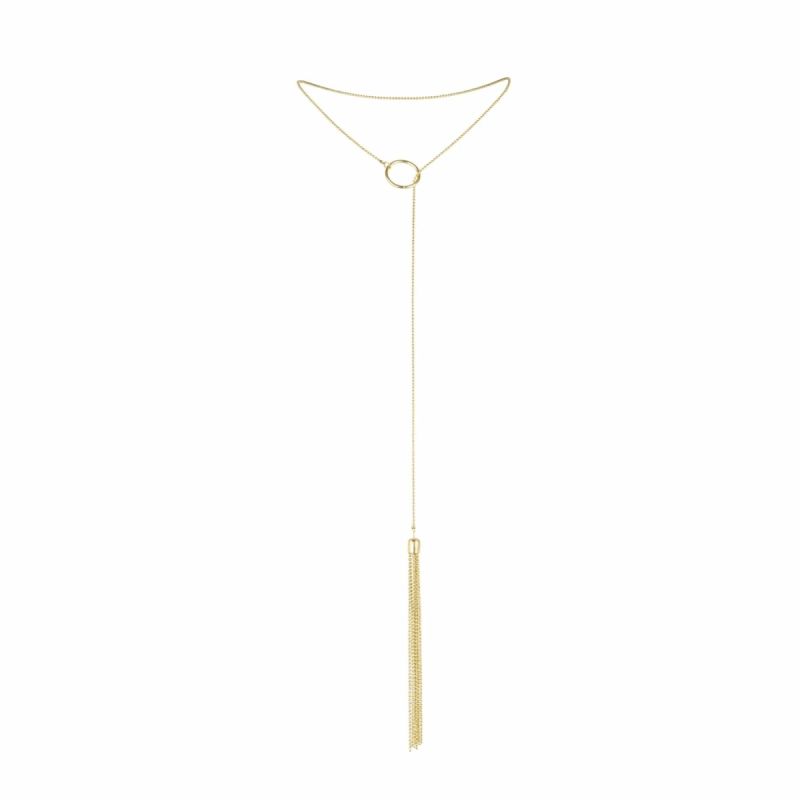 Ланцюжок для тіла Bijoux Indiscrets Magnifique Tickler Pendant Chain - Gold вид 5