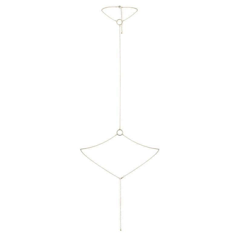 Цепочка на шею и пояс Bijoux Indiscrets Magnifique I Body Chain - Silver, украшение на тело вид 4