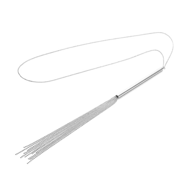 Ланцюжок батіг на шию Bijoux Indiscrets MAGNIFIQUE Necklace Whip - Gold, прикраса для тіла вид 3