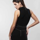 Цепочка портупея Bijoux Indiscrets Magnifique Bra Chain - Gold, украшение на тело вид 3