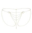Ланцюжок-трусики Bijoux Indiscrets Magnifique Bikini Chain – Gold, прикраса для тіла вид 5