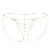 Ланцюжок-трусики Bijoux Indiscrets Magnifique Bikini Chain – Gold, прикраса для тіла