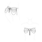 Ланцюжок трусики або погруддя Bijoux Indiscrets Magnifique Waist Chain - silver, прикраса на тіло вид 5