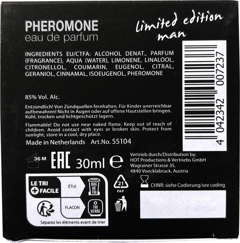 Туалетная вода для мужчин HOT Dubai Limited Edition с феромонами, 30 мл вид 5