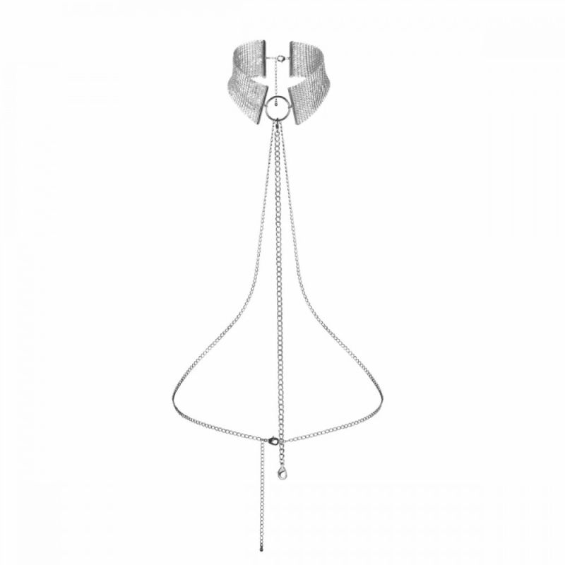 Прикраса Bijoux Indiscrets Desir Metallique Collar - Silver вид 5