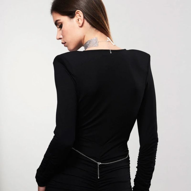 Прикраса Bijoux Indiscrets Desir Metallique Collar - Silver вид 4