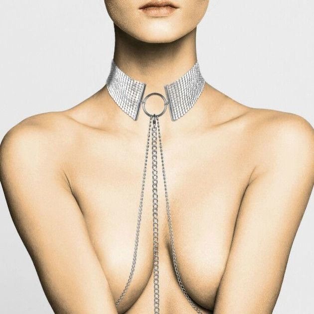 Прикраса Bijoux Indiscrets Desir Metallique Collar - Silver вид 2