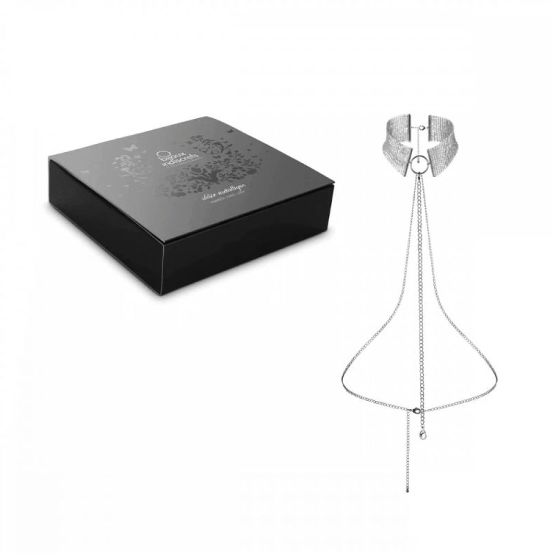 Прикраса Bijoux Indiscrets Desir Metallique Collar - Silver вид 6