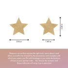 Украшение для груди Flash Золотая звезда, Bijoux Indiscrets вид 5