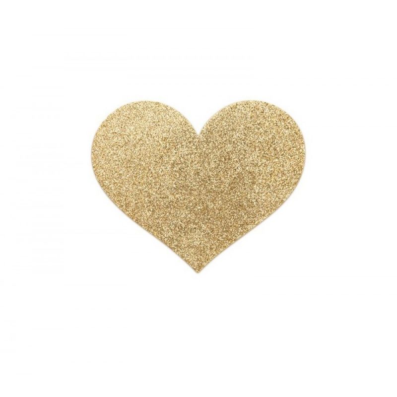 Украшение для груди Flash Золотое Сердце, Bijoux Indiscrets вид 4